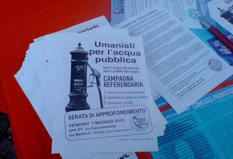 La Corte costituzionale dice “no” alla privatizzazione dell’acqua: vale il referendum