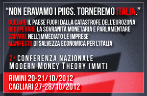 Il 20/21 Ottobre vieni con noi al Secondo Summit MODERN MONEY THEORY di Rimini