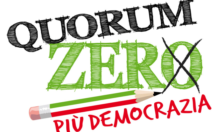 A che punto è la proposta di legge “Quorum Zero” ?