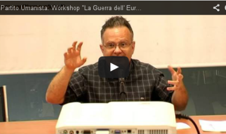 Valerio Colombo Workshop la Guerra dell' Euro