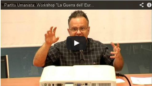 Introduzione workshop “La guerra dell’Euro” di Valerio Colombo