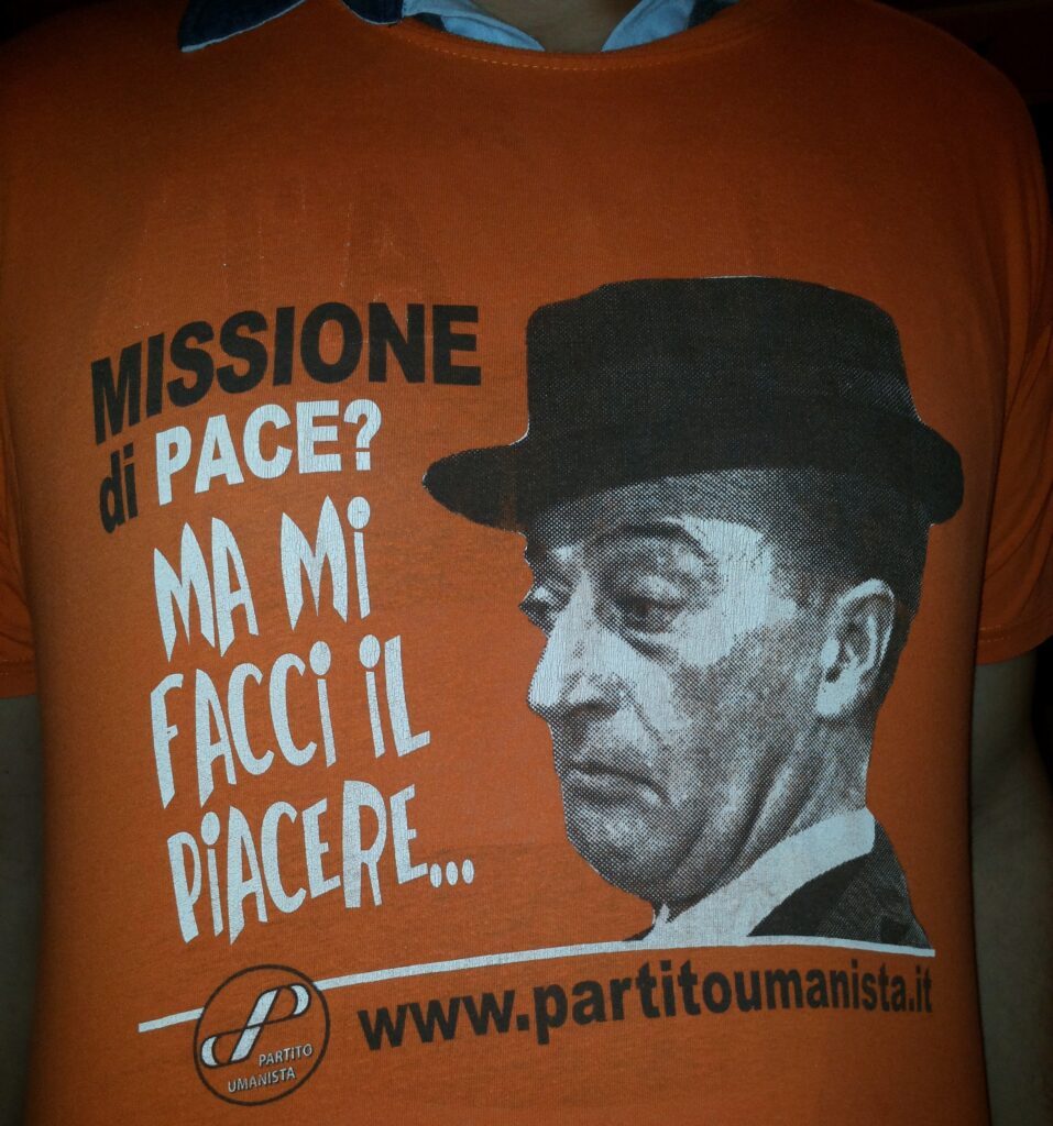 Missione di Pace? Ma mi facci il piacere... www.partitoumanista.it