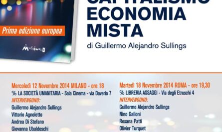 presentazione libro "Oltre il Capitalismo Economia Mista"