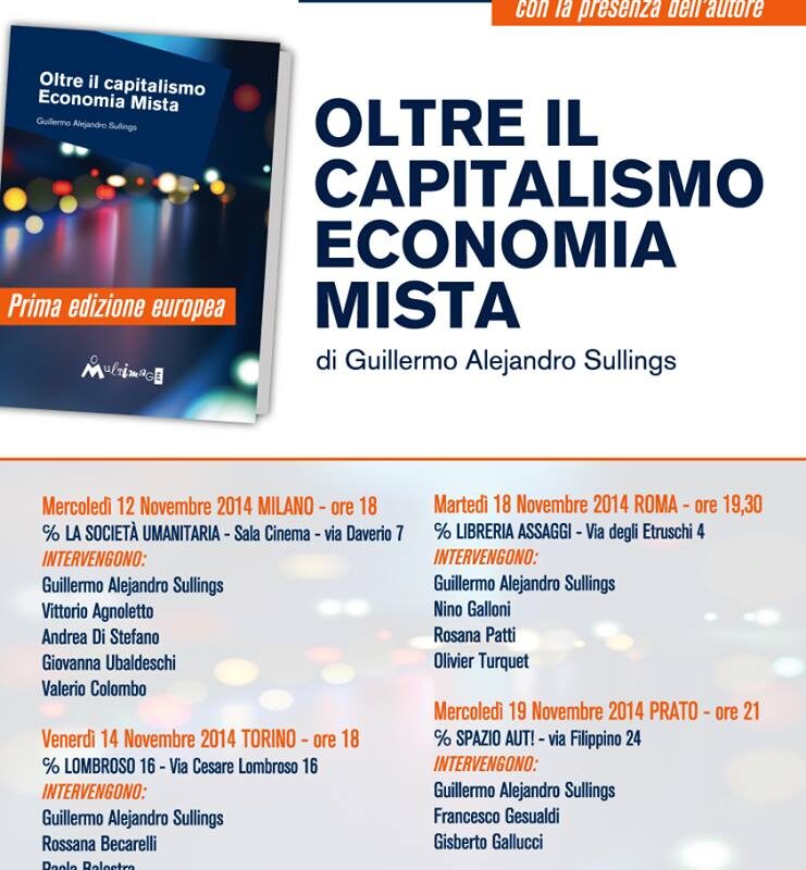 presentazione libro "Oltre il Capitalismo Economia Mista"