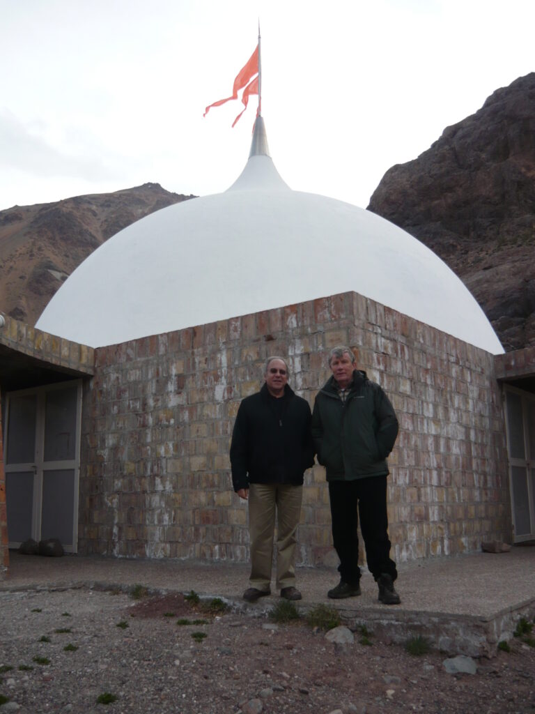 Tomás Hirsch e Guillermo Sullings al Parco di Studio e Riflessione di Punta de Vacas, in Argentina