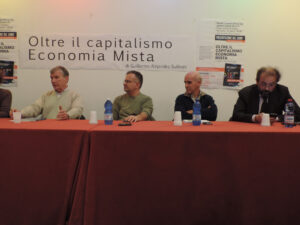 Presentazione del Libro "Oltre il Capitalismo Economia Mista" di Guillermo Sullings con Vittorio Agnoletto e Andrea Di stefano