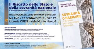 Presentazione del libro "Sovranità o barbarie"